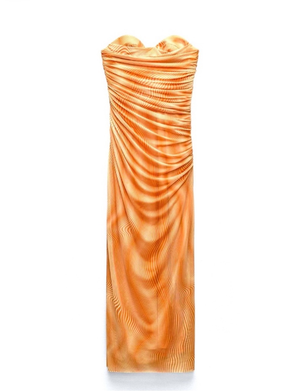 Zara Orange Tulle Dress Size XS